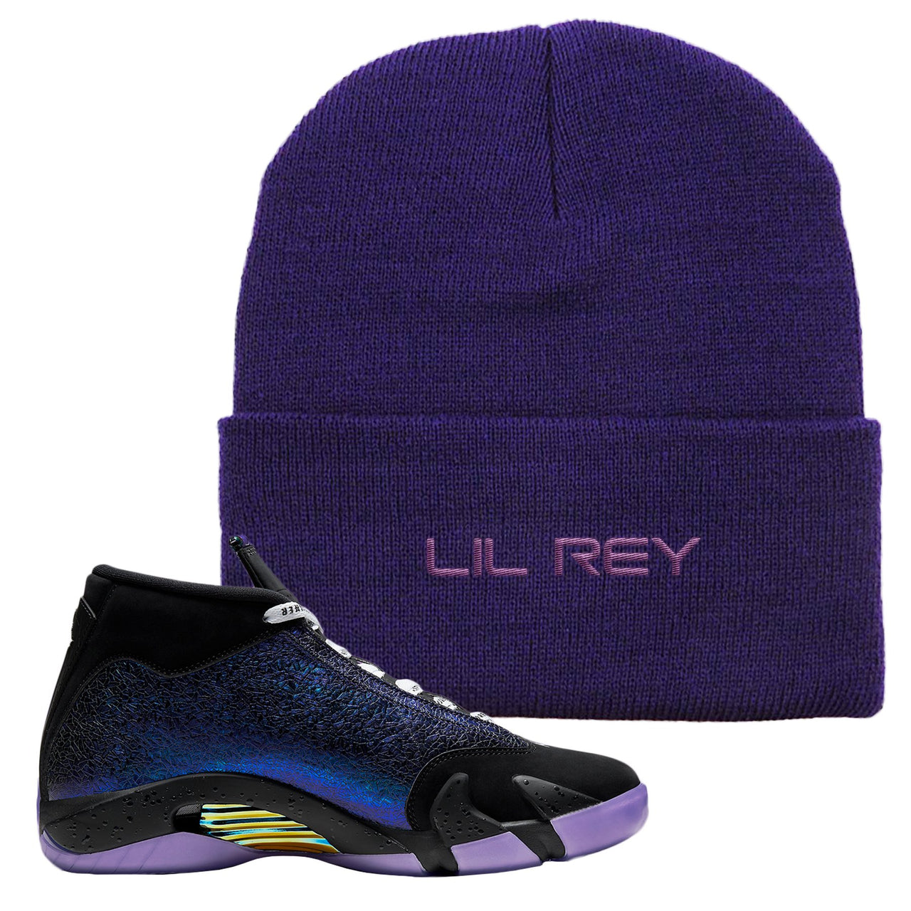 Doernbecher 14s Beanie | Lil Rey, Purple