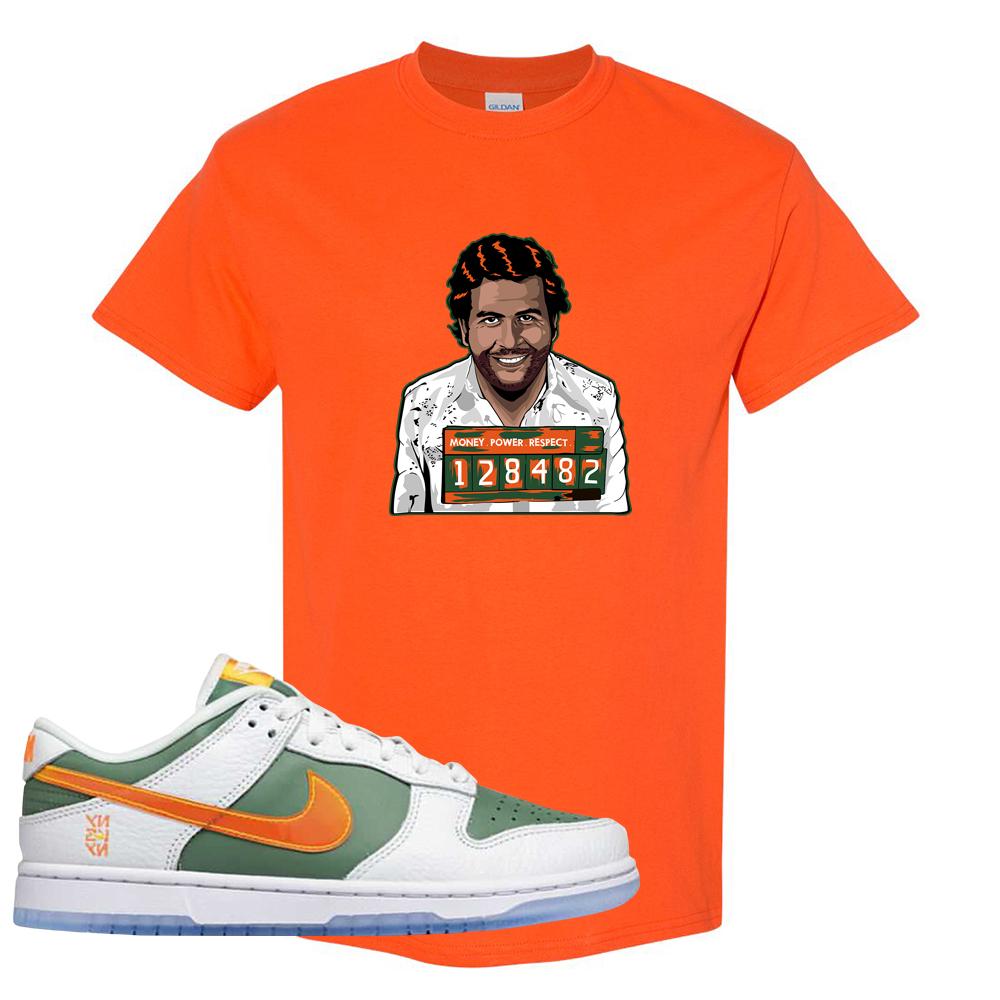 SB Dunk Low NY vs NY T Shirt | Escobar Illustration, Orange