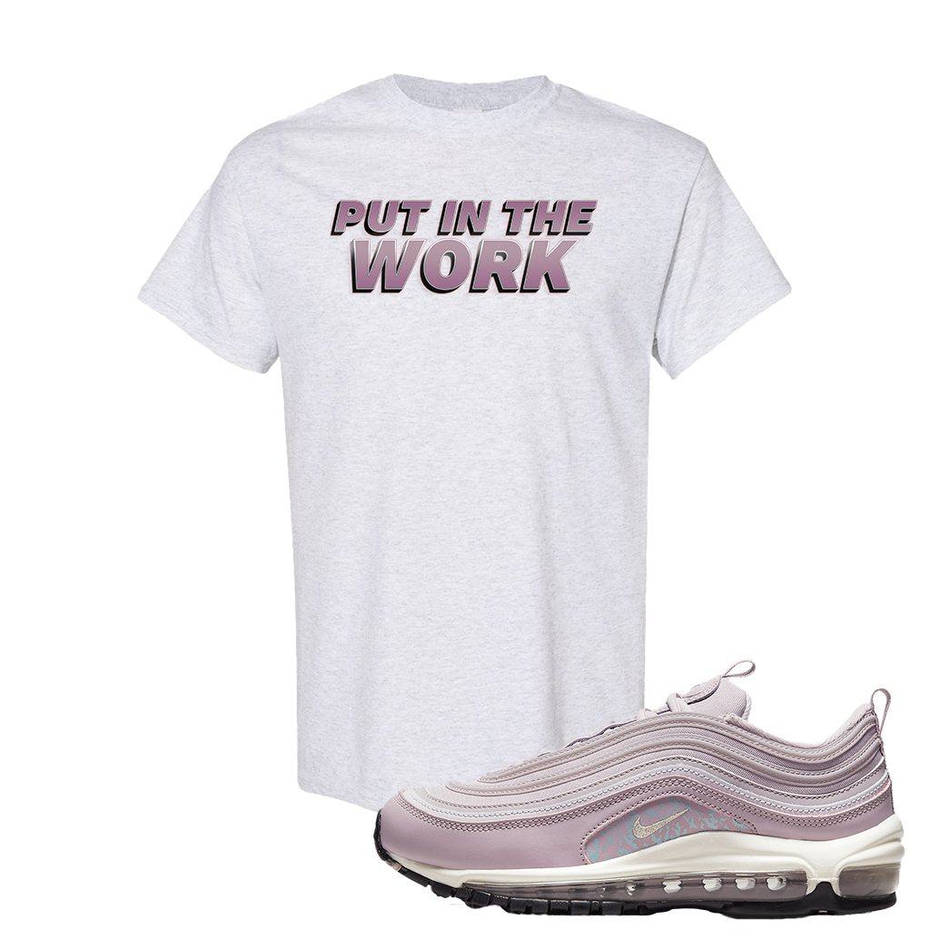 Pastel Purple 97s T Shirt | Put In The Work, Ash