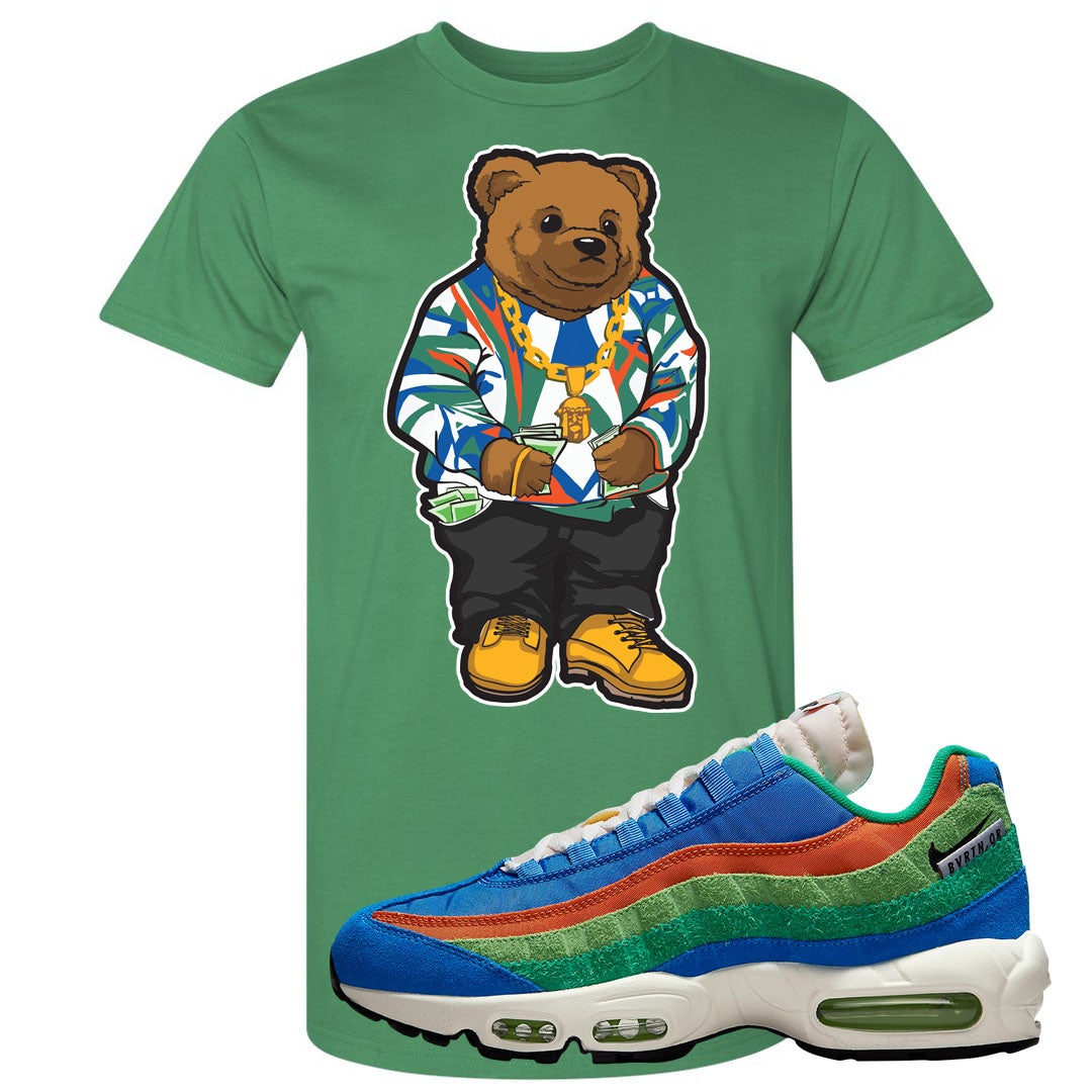 Light Blue Green AMRC 95s T Shirt | Sweater Bear, Kelly Green