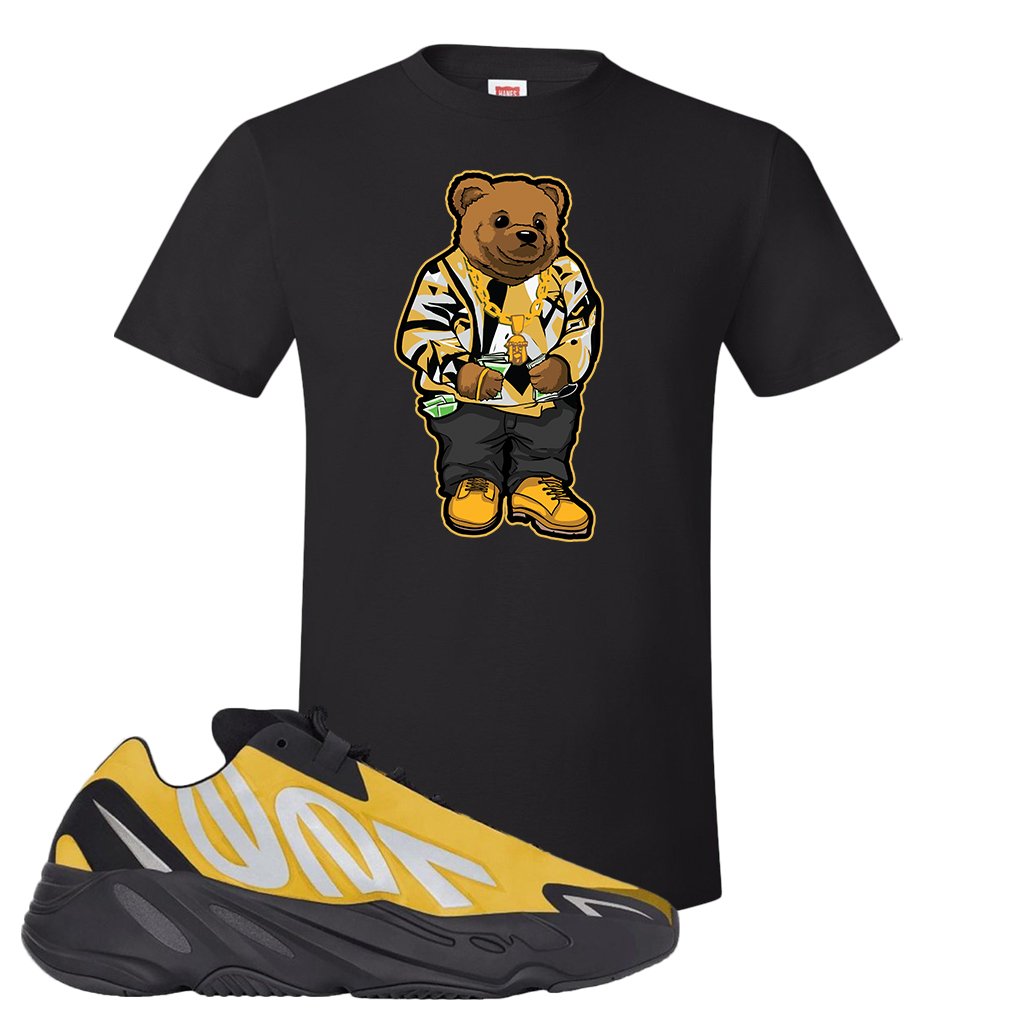 MNVN Honey Flux 700s T Shirt | Sweater Bear, Black