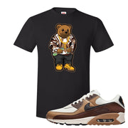 Air Max 90 Dark Driftwood T Shirt | Sweater Bear, Black