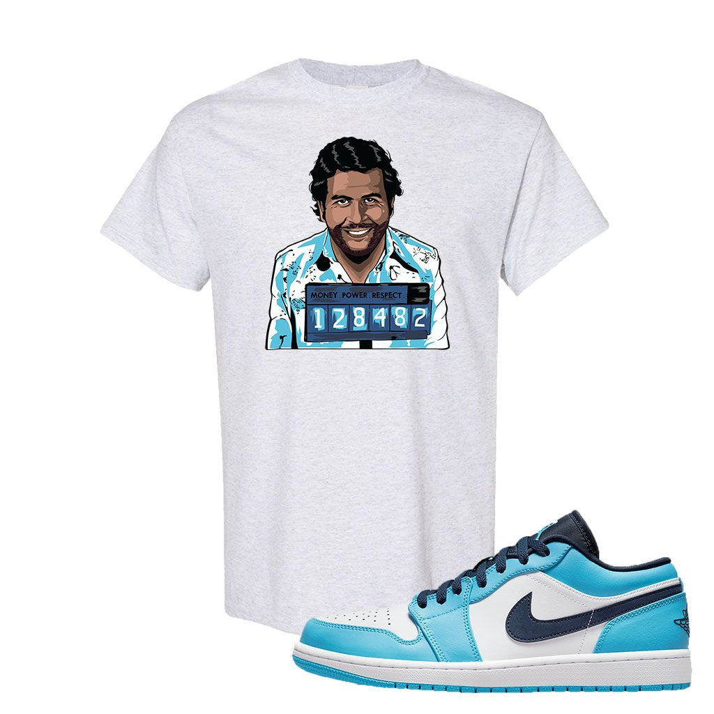 Air Jordan 1 Low UNC T Shirt | Escobar Illustration, Ash