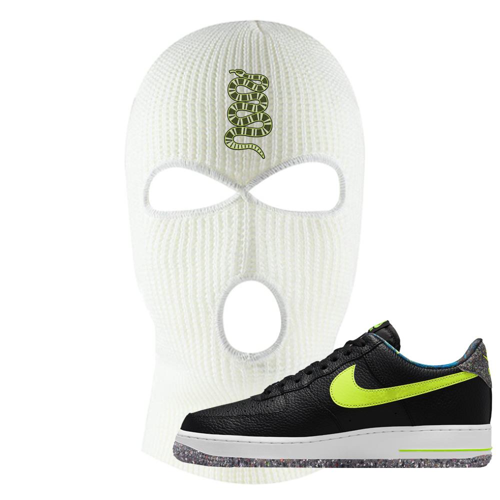 Air Force 1 Low Volt Grind Ski Mask | Coiled Snake, White