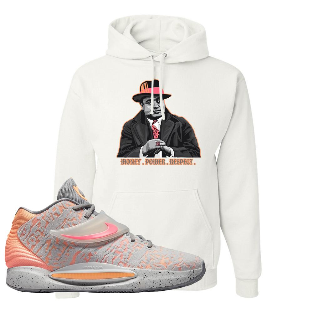Sunset KD 14s Hoodie | Capone Illustration, White