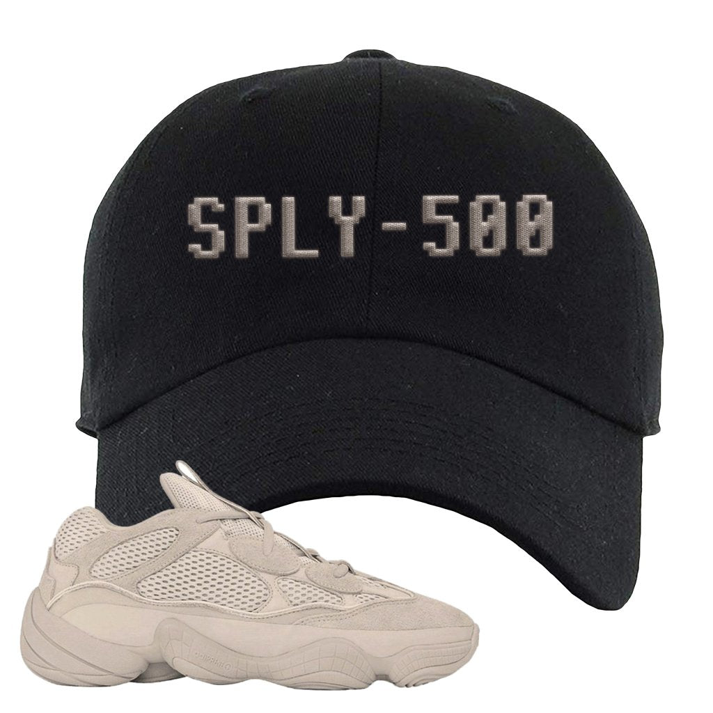 Yeezy 500 Taupe Light Dad Hat | Sply-500, Black
