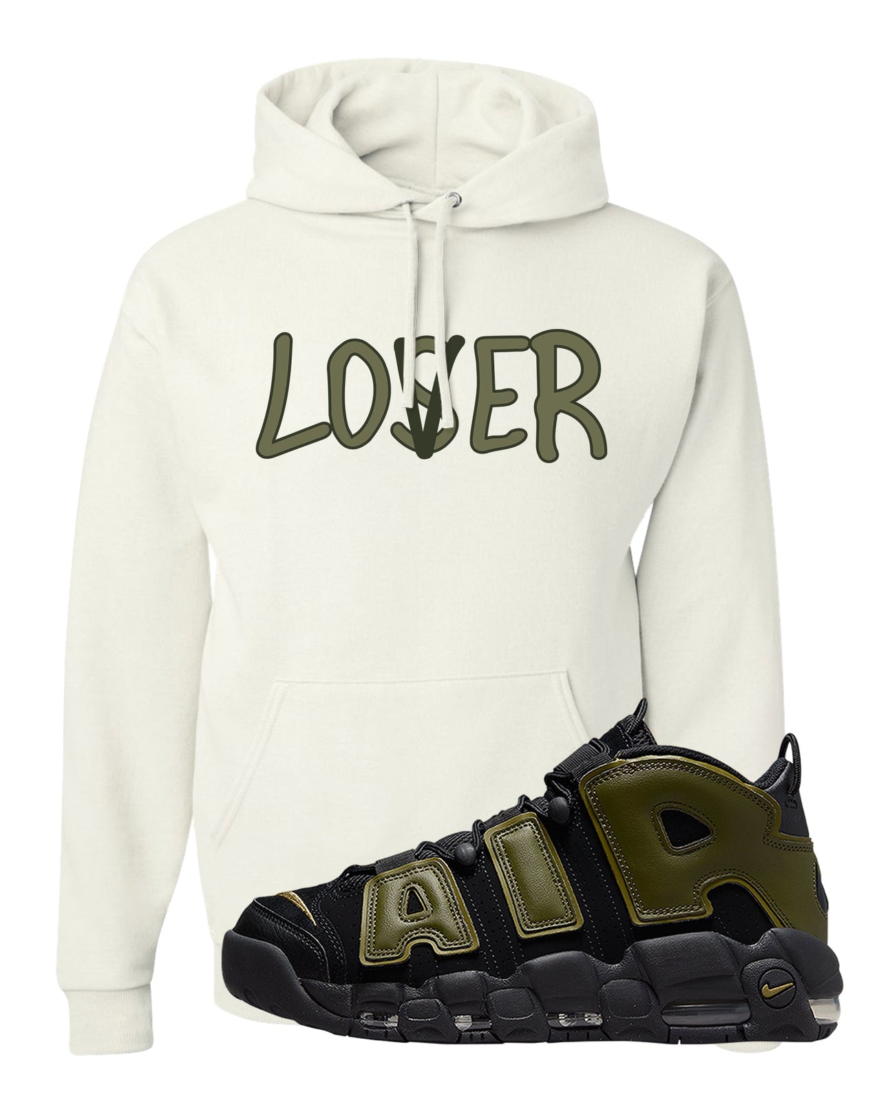 Guard Dog More Uptempos Hoodie | Lover, White