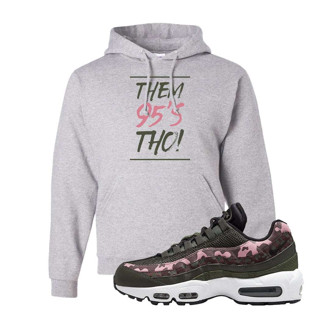 Olive Pink Camo 95s Hoodie | Them 95's Tho, Ash