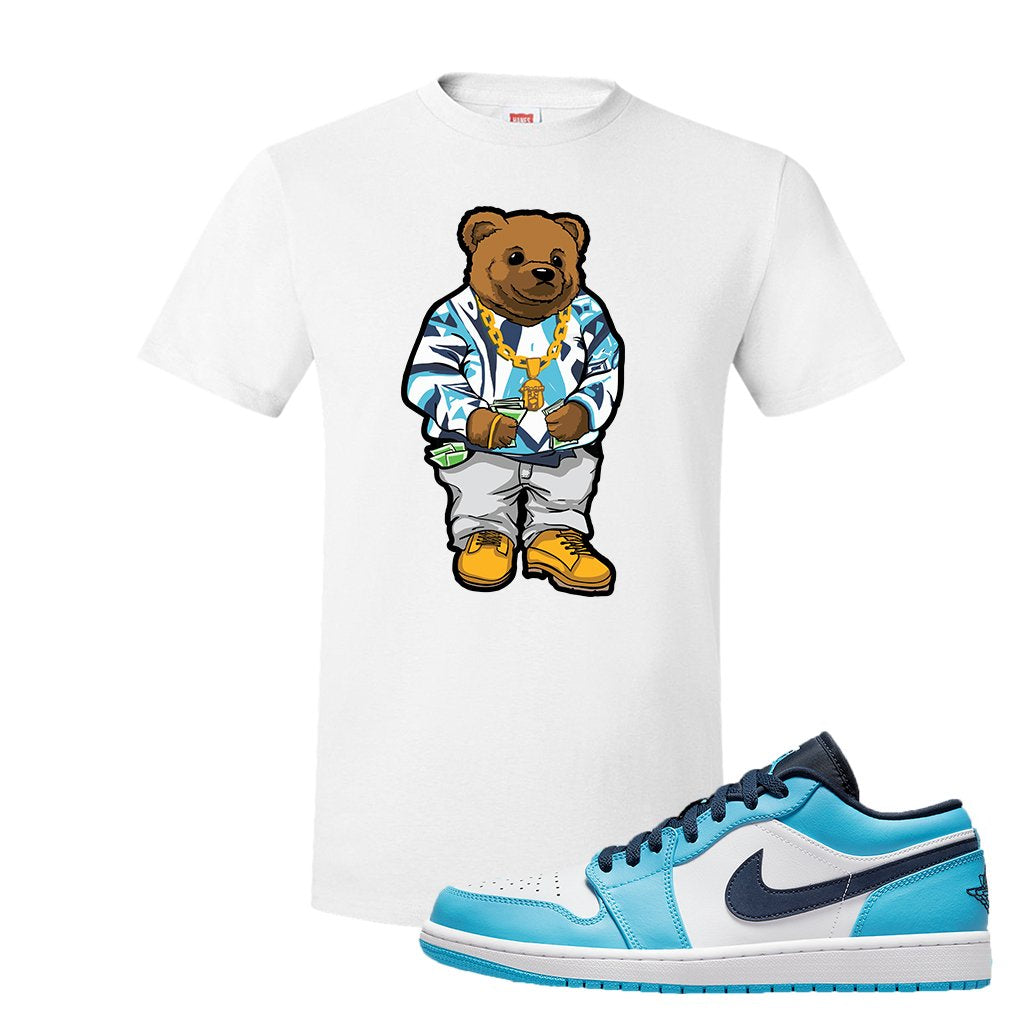 Air Jordan 1 Low UNC T Shirt | Sweater Bear, White