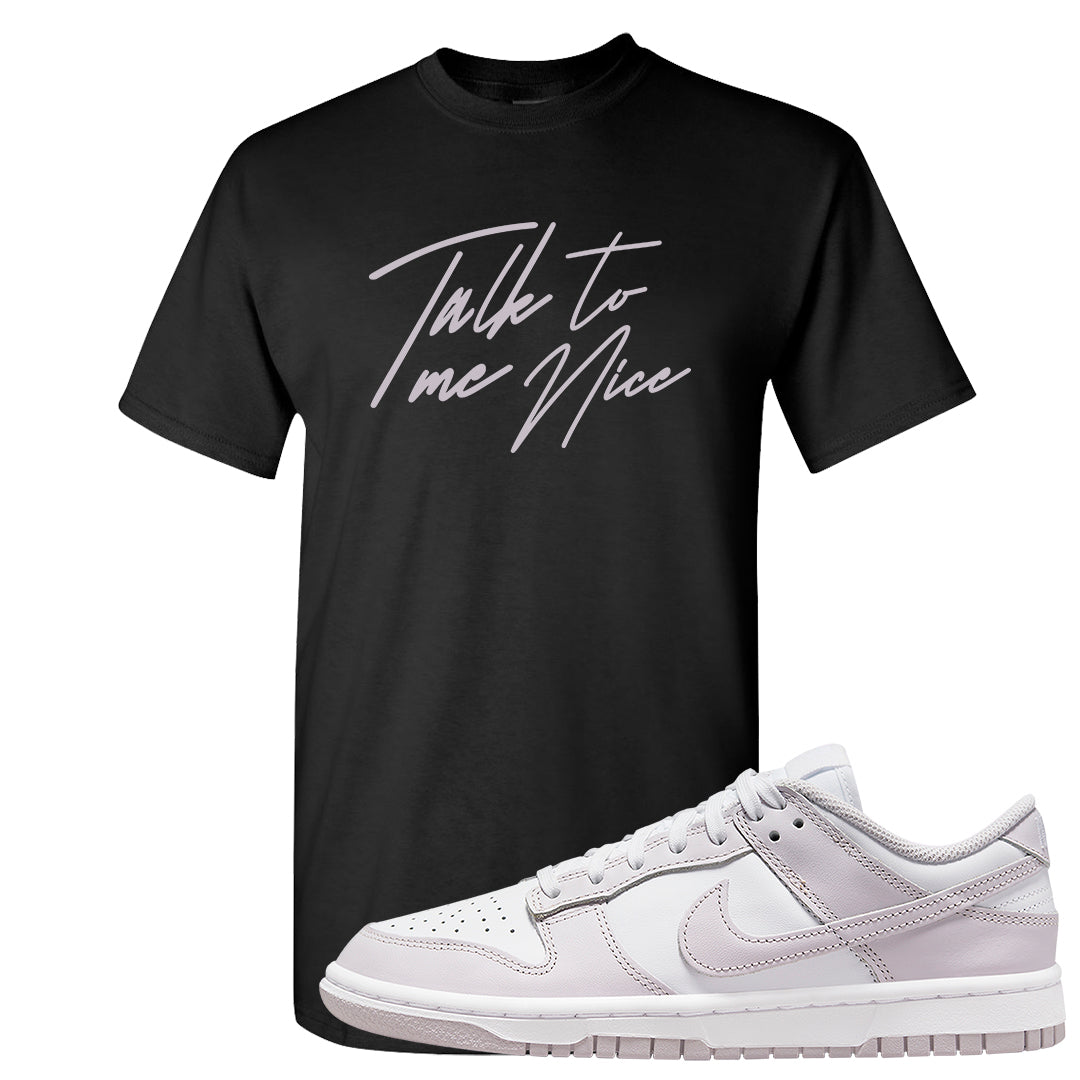 Venice Low Dunks T Shirt | Talk To Me Nice, Black