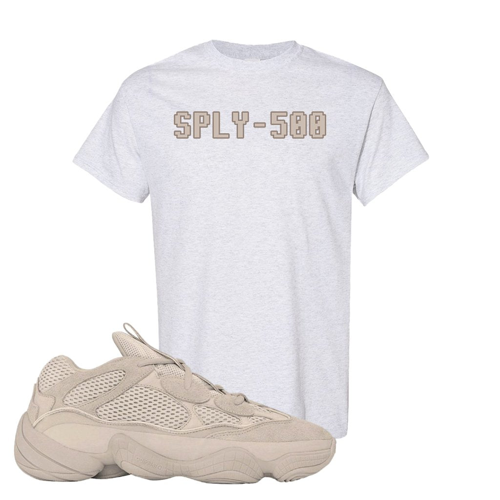 Yeezy 500 Taupe Light T Shirt | Sply-500, Ash
