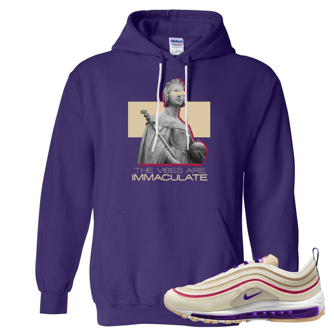 Sprung Sail 97s Hoodie | The Vibes Are Immaculate, Purple
