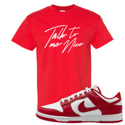 Red White Yellow Low Dunks T Shirt | Talk To Me Nice, Red