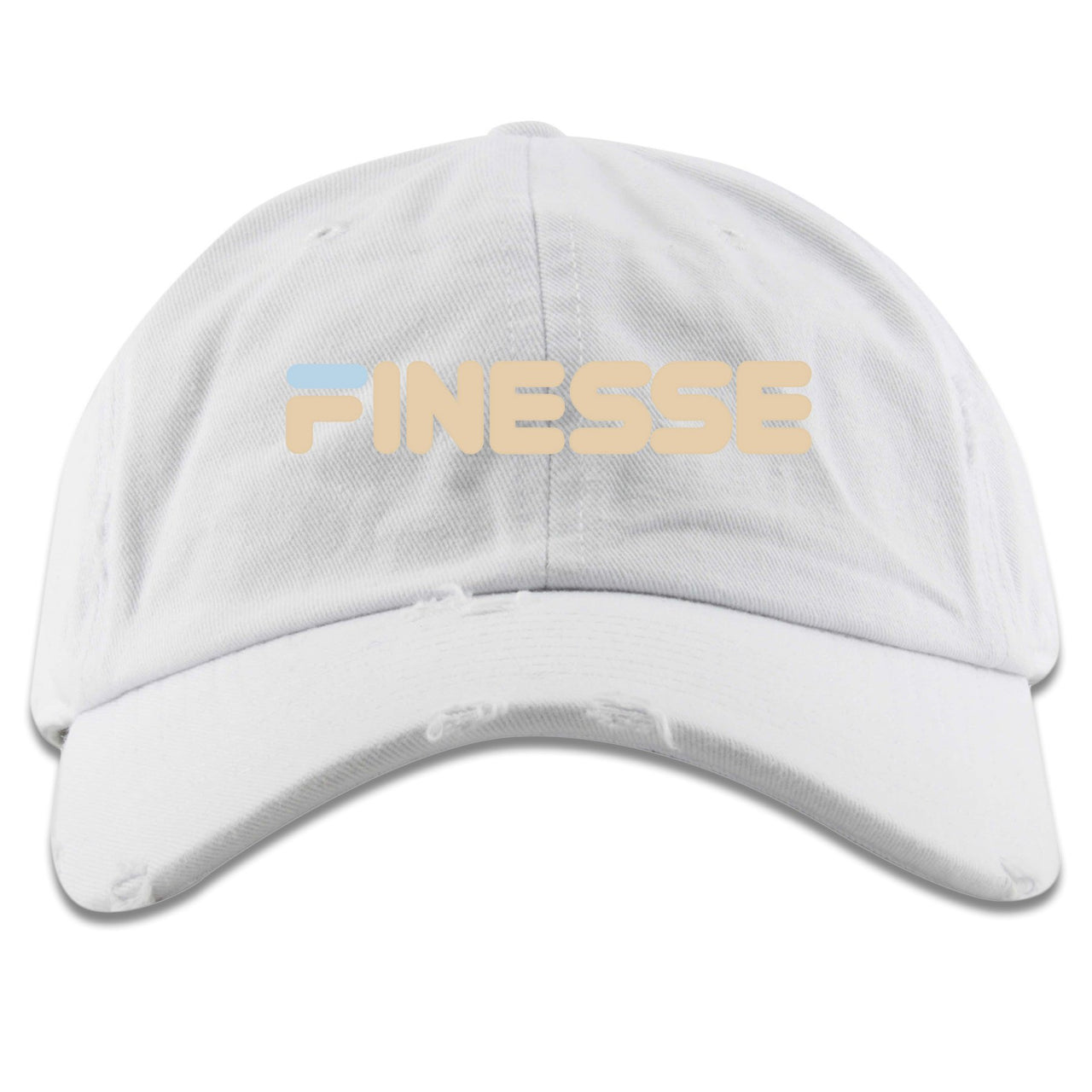 Hyperspace 350s Distressed Dad Hat | Finesse, White