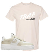 Pixel Cream White Force 1s T Shirt | Trap To Rise Above Poverty, Natural