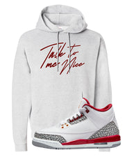 Cardinal Red 3s Hoodie | Talk To Me Nice, Ash