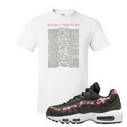 Olive Pink Camo 95s T Shirt | Vibes Japan, White