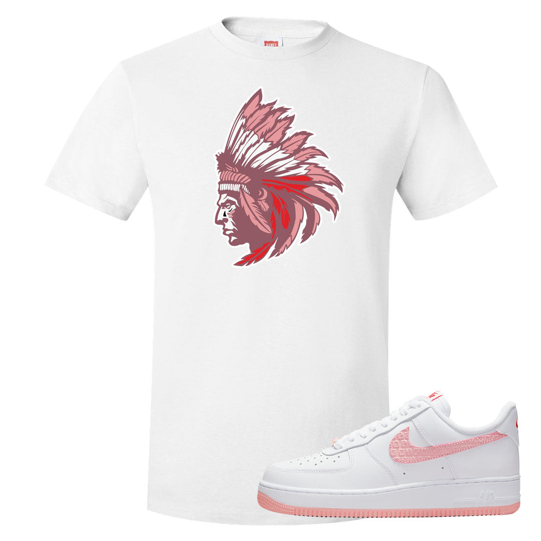 Valentine's Day 2022 AF1s T Shirt | Indian Chief, White