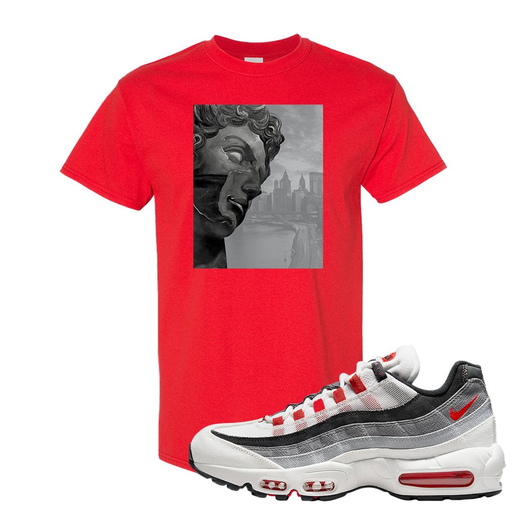 Japan 95s T Shirt | Miguel, Red
