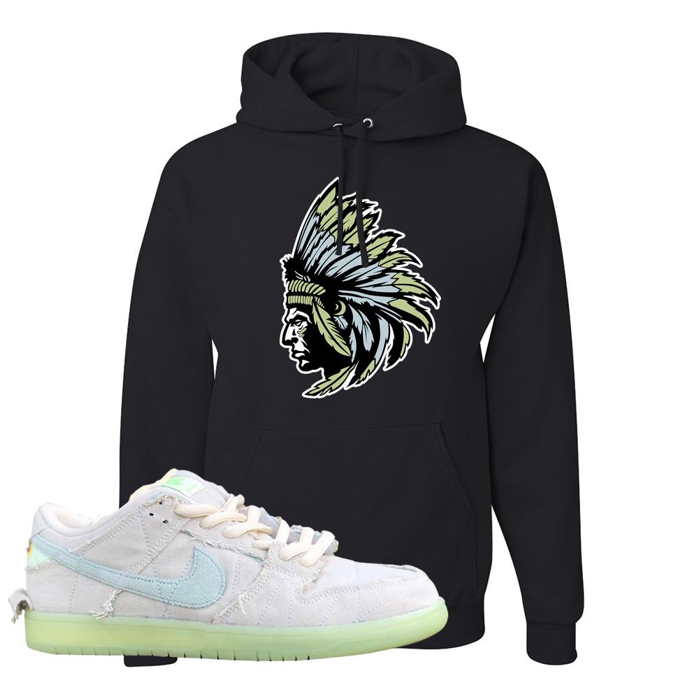 Mummy Low Dunks Hoodie | Indian Chief, Black