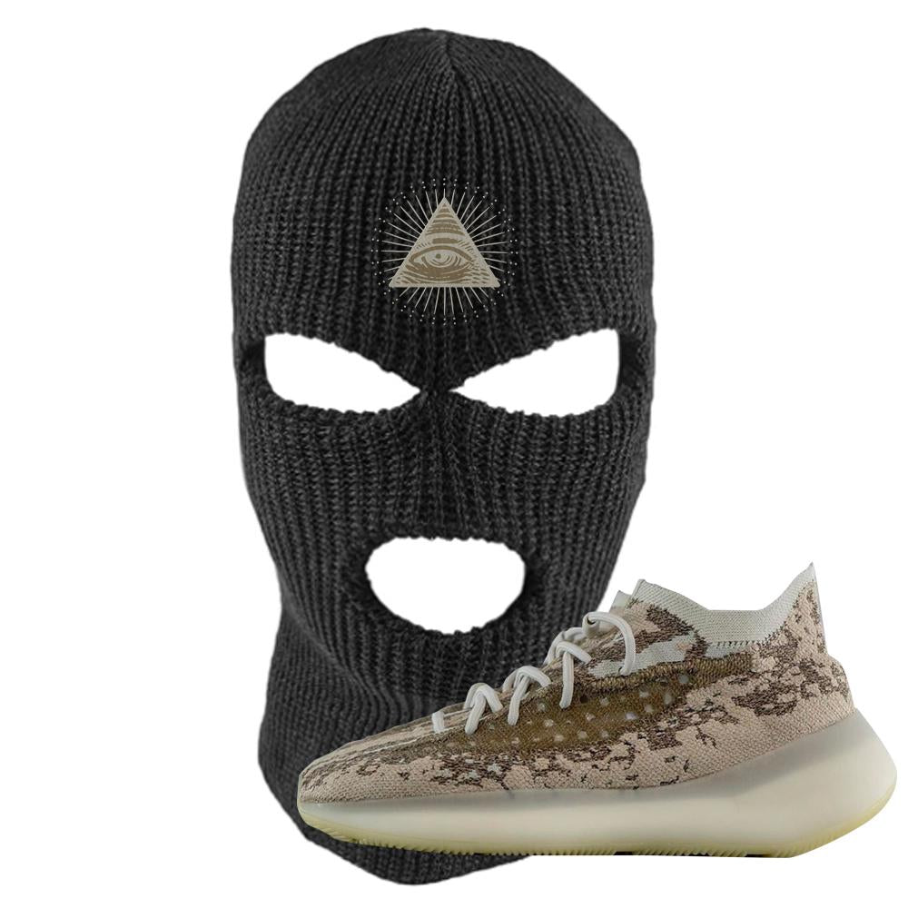 Stone Salt 380s Ski Mask | All Seeing Eye, Black