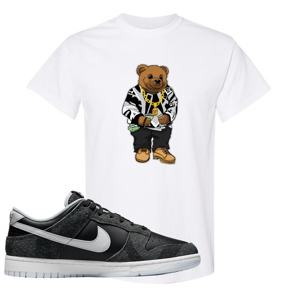 Zebra Low Dunks T Shirt | Sweater Bear, White