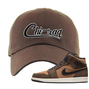 Earthy Brown Mid 1s Dad Hat | Chiraq, Brown