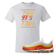 Club Orange Yellow 97s T Shirt | Them 97's Tho, Ash