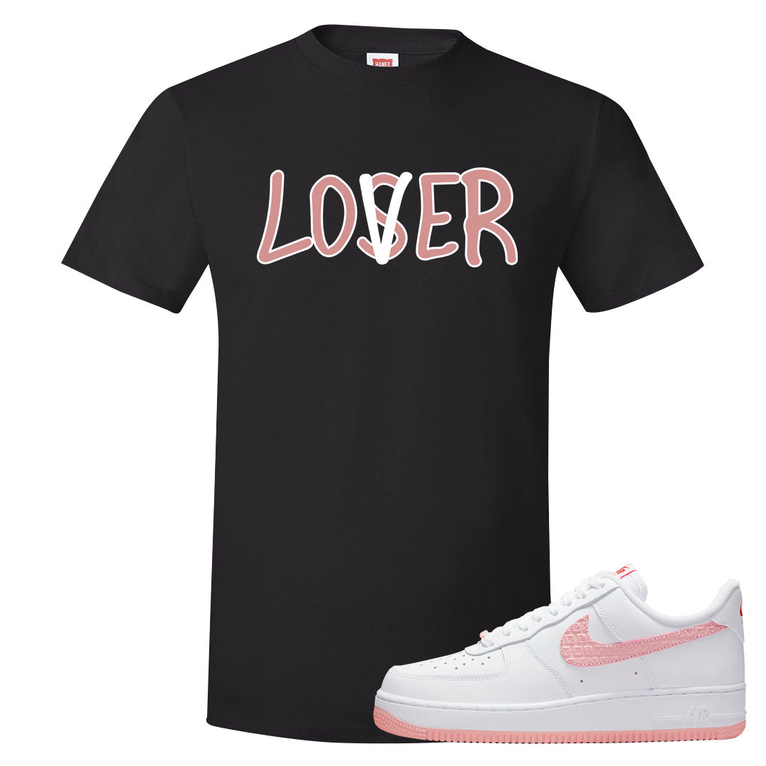 Valentine's Day 2022 AF1s T Shirt | Lover, Black