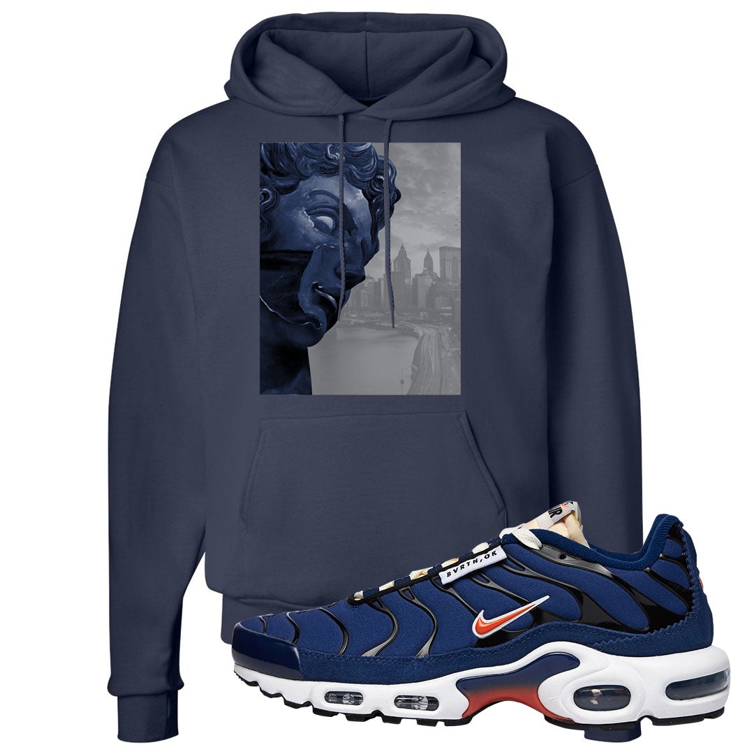 Obsidian AMRC Pluses Hoodie | Miguel, Navy Blue