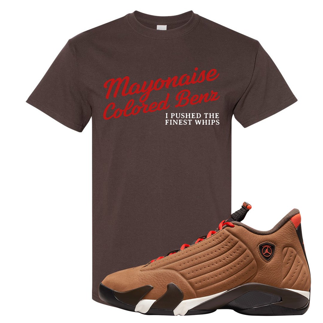 Winterized 14s T Shirt | Mayonaise Colored Benz, Chocolate
