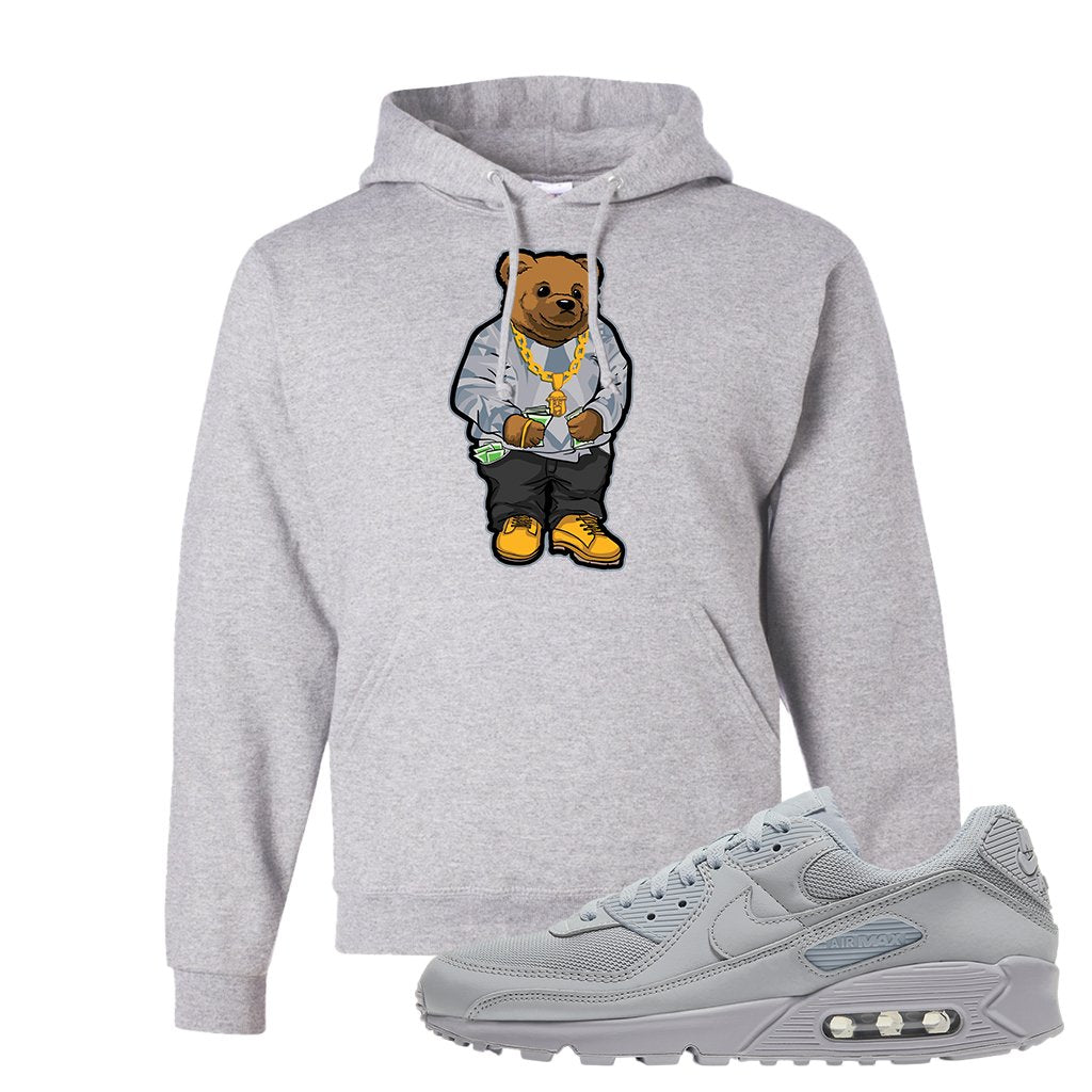 Air Max 90 Wolf Grey Hoodie | Sweater Bear, Ash