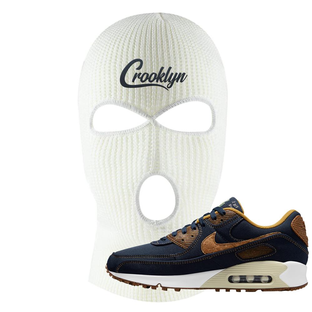 Cork Obsidian 90s Ski Mask | Crooklyn, White
