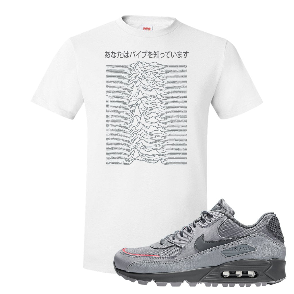 Wolf Grey Surplus 90s T Shirt | Vibes Japan, White