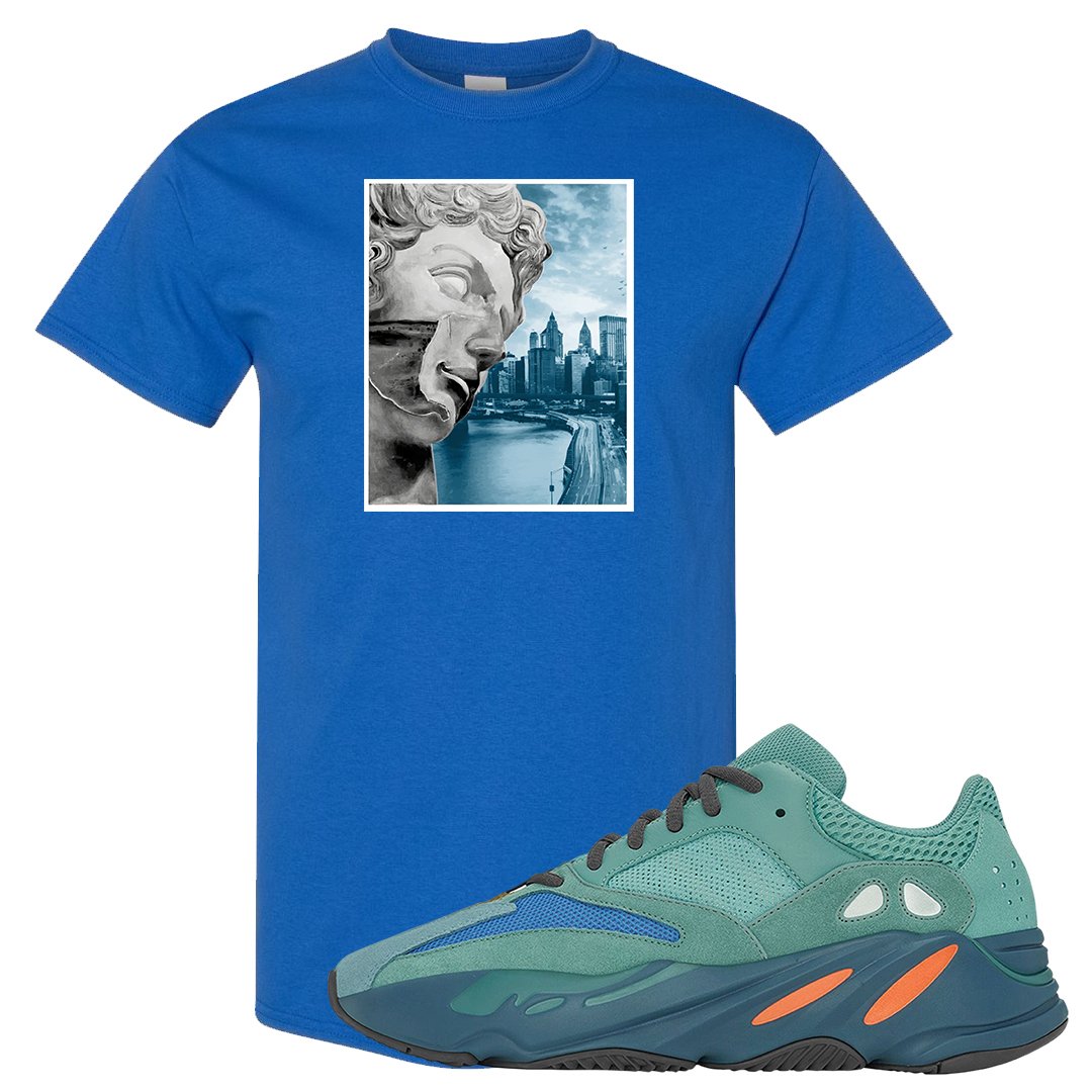 Faded Azure 700s T Shirt | Miguel, Royal