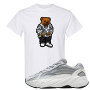 Static v2 700s T Shirt | Sweater Bear, White