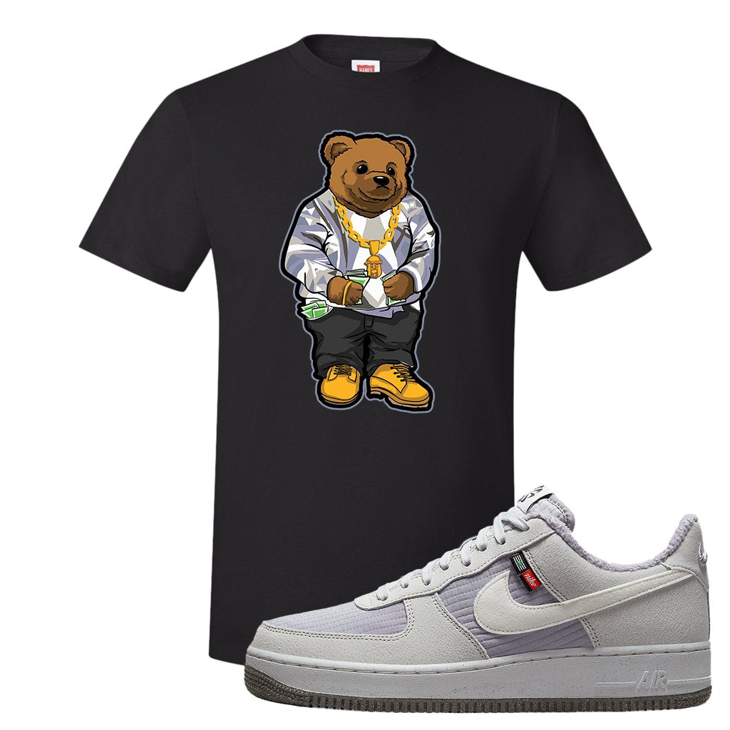 Toasty Low 1s T Shirt | Sweater Bear, Black