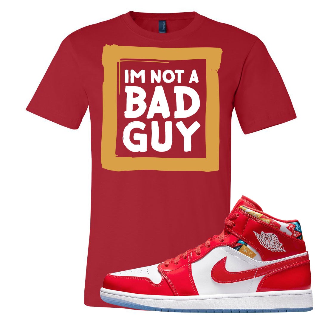 Barcelona Sweater Mid 1s T Shirt | I'm Not A Bad Guy, Red