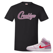 Valentine's Day Mid 1s T Shirt | Crooklyn, Black