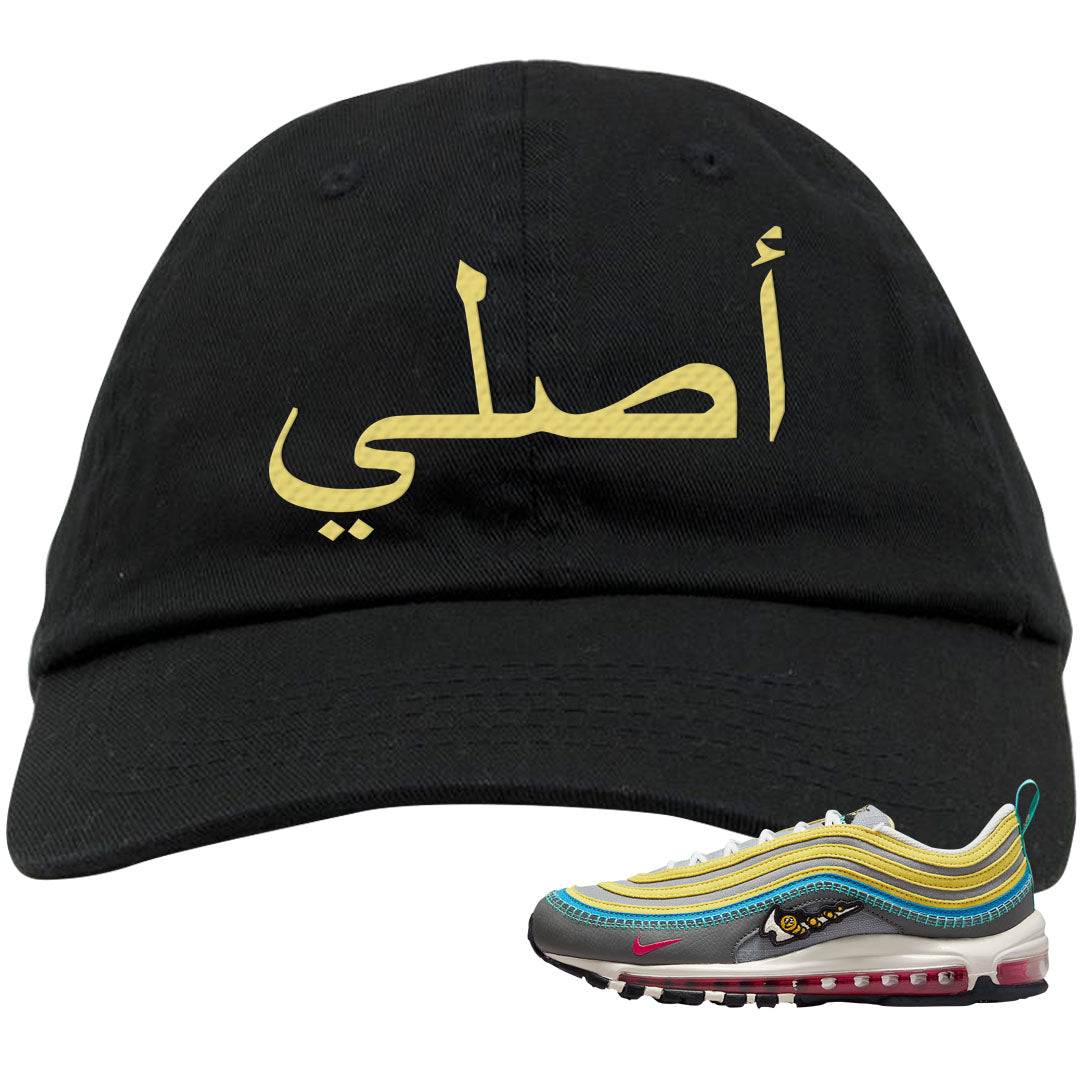 Sprung Yellow 97s Dad Hat | Original Arabic, Black