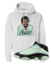 Single's Day Low 13s Hoodie | Escobar Illustration, Ash
