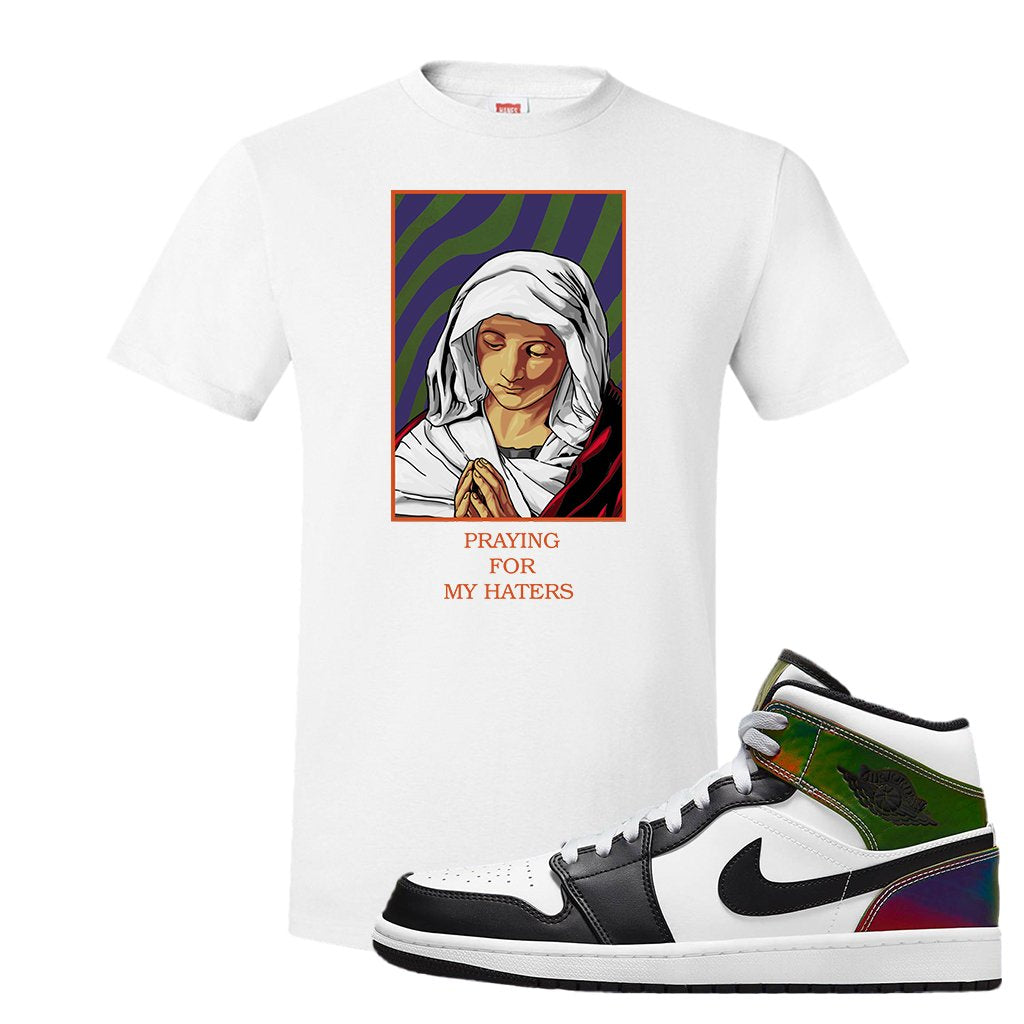 Color Change Mid 1s T Shirt | God Told Me, White