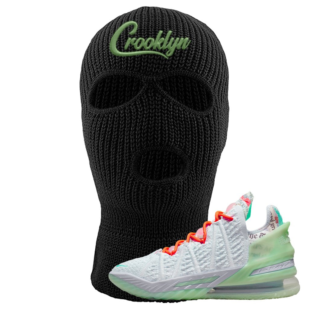 GOAT Bron 18s Ski Mask | Crooklyn, Black