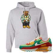 AMRC Green Orange SE 90s Hoodie | Sweater Bear, Ash