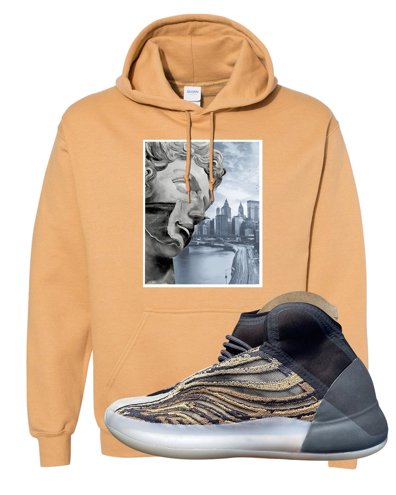 Amber Tint Quantums Hoodie | Miguel, Old Gold