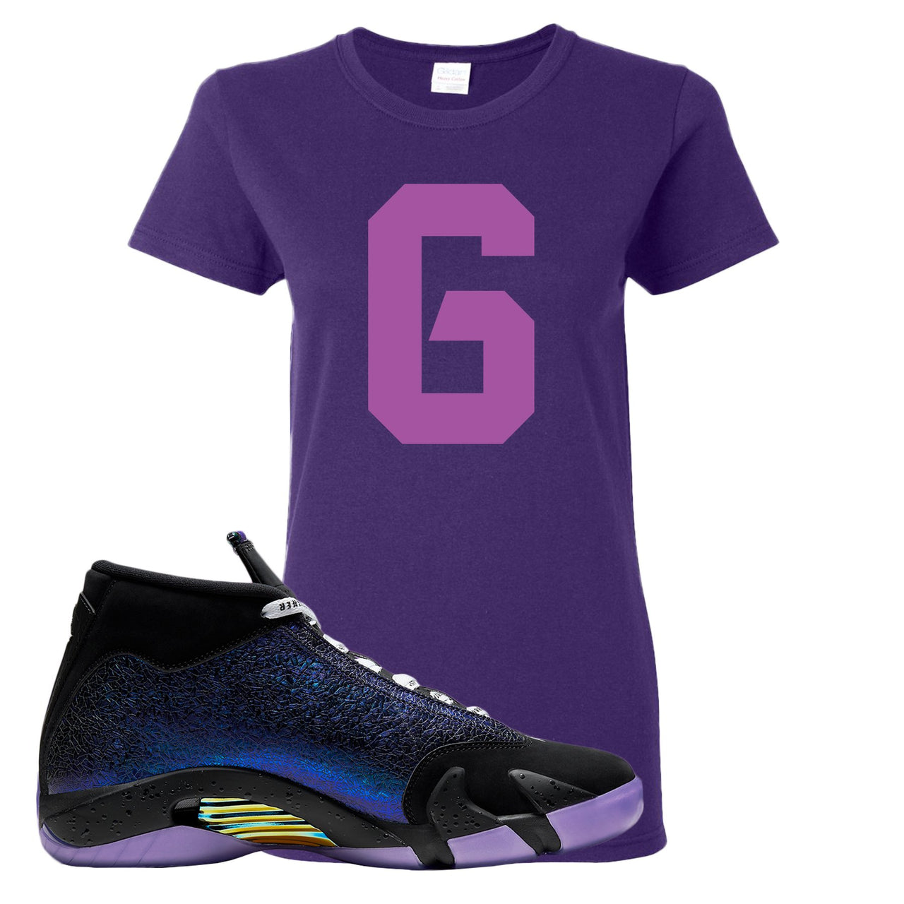 Doernbecher 14s Womens T Shirt | Number 6, Purple