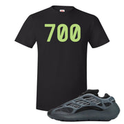 Alvah v3 700s T Shirt | 700 Logo, Black