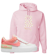 Air Force 1 Low Shadow Magic Ember Hoodie | Coiled Snake, Light Pink