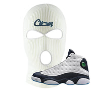 Obsidian 13s Ski Mask | Chiraq, White