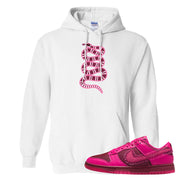 2022 Valentine's Day Low Dunks Hoodie | Coiled Snake, White